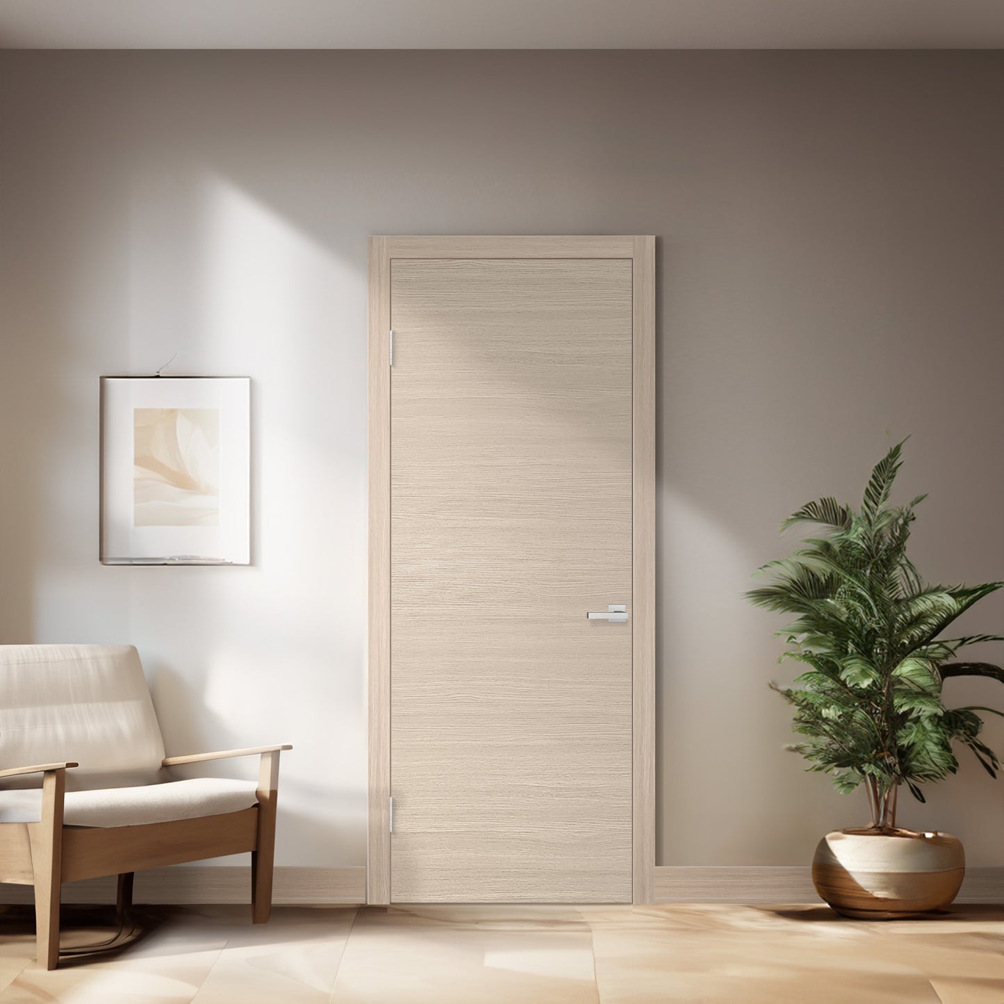 Porte battante intérieure London SWLO-05S | Ensemble complet configurable