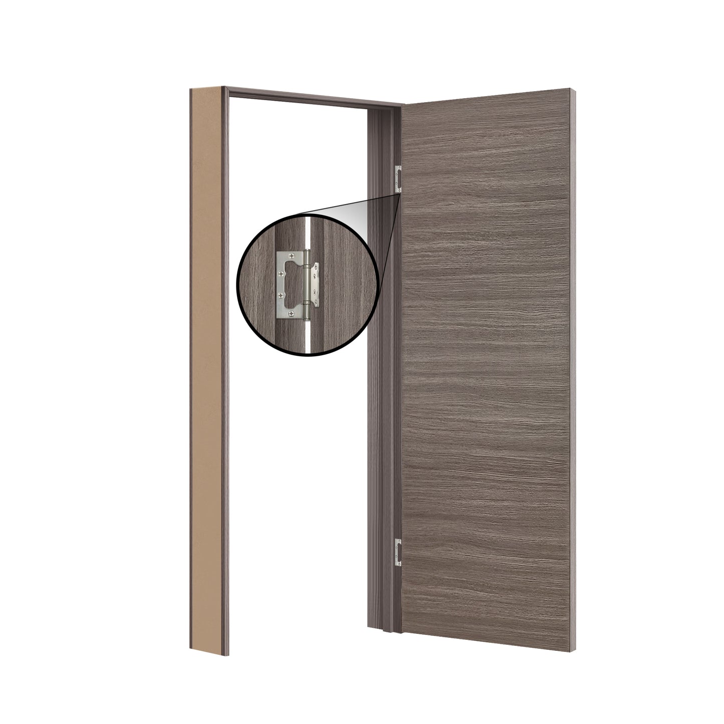 Porte battante intérieure London SWLO-08S | Ensemble complet configurable