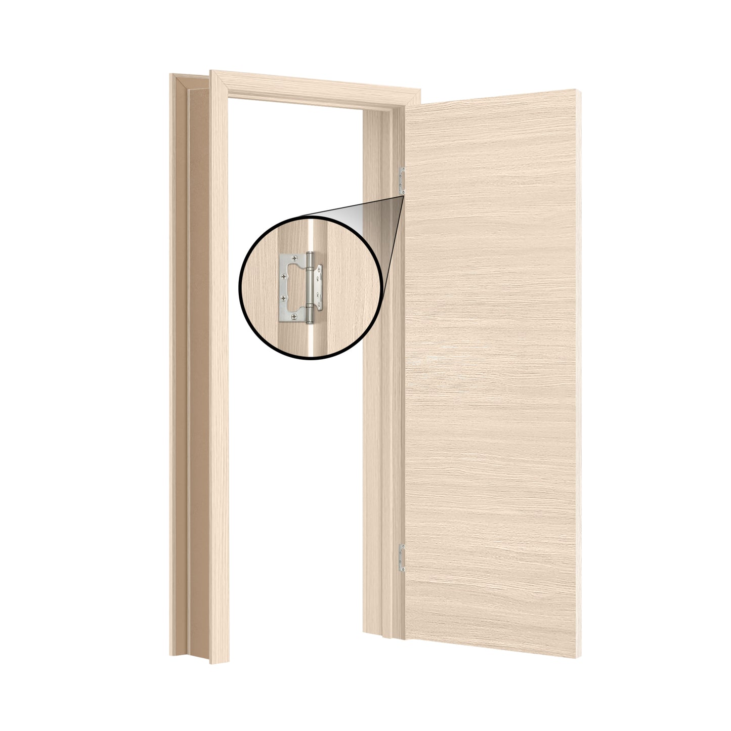 Porte battante intérieure London SWLO-05S | Ensemble complet configurable
