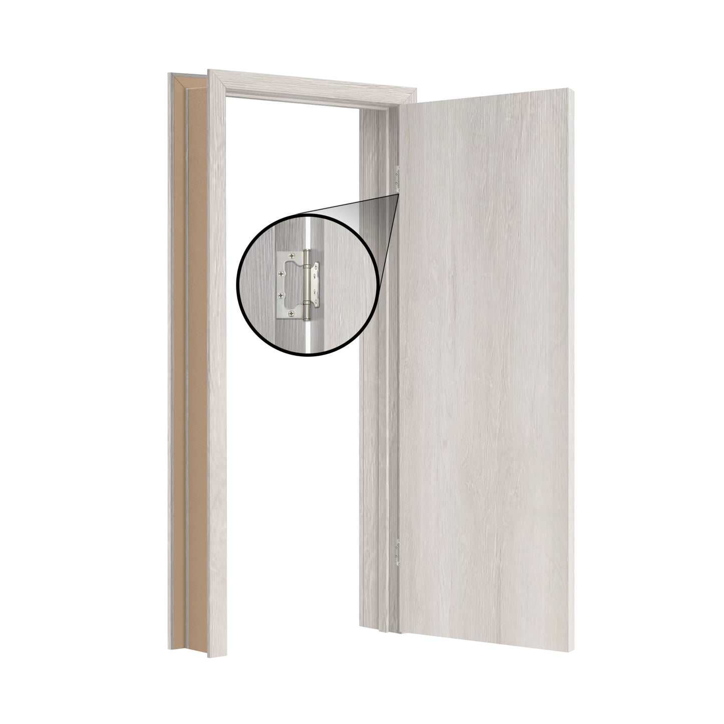 Porte battante intérieure London SWLO-03S | Ensemble complet configurable