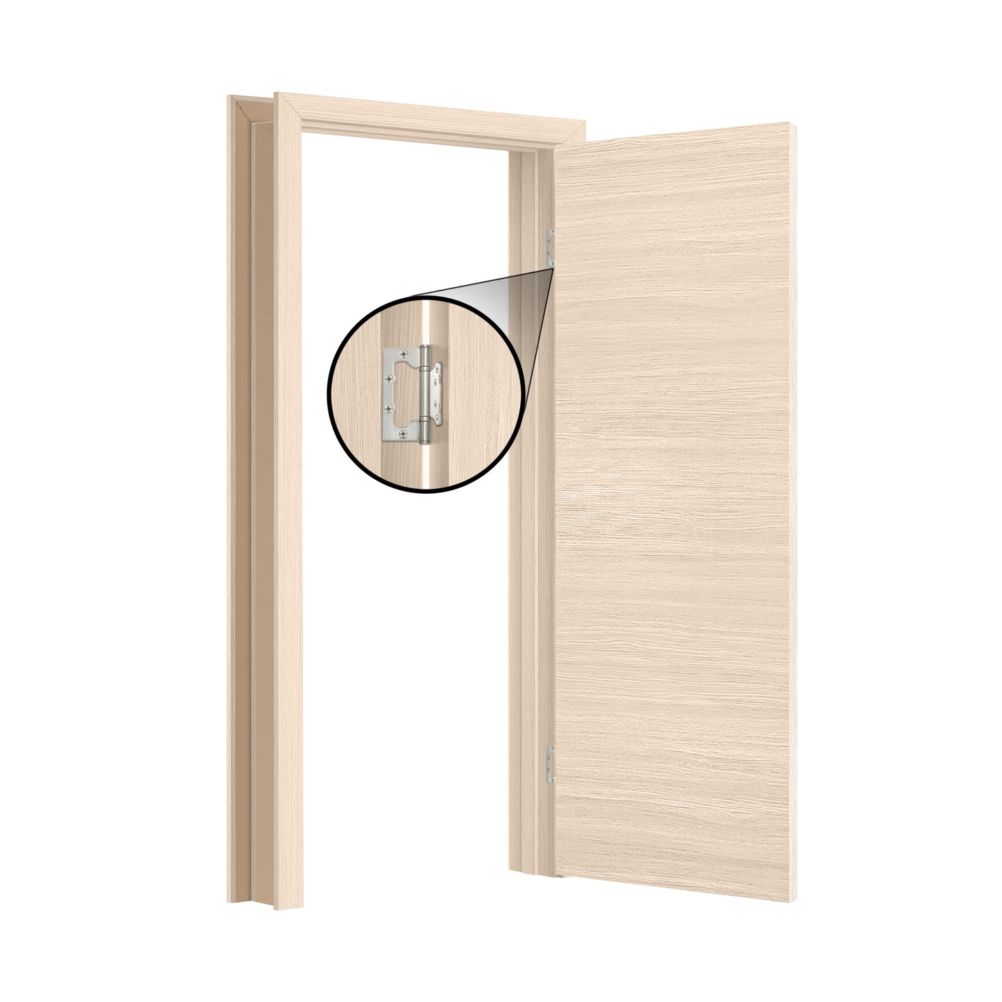 Porte battante intérieure London SWLO-05S | Ensemble complet configurable