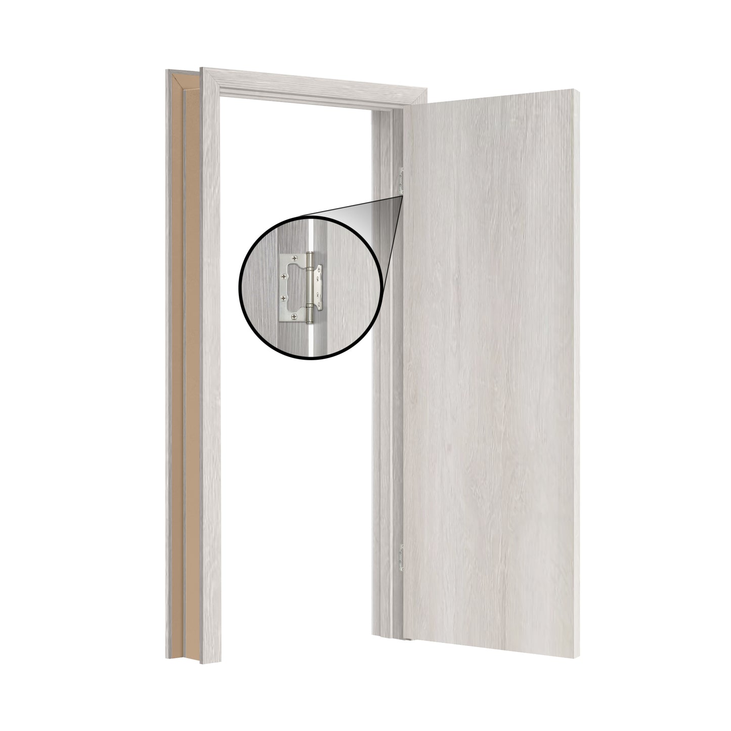Porte battante intérieure London SWLO-03S | Ensemble complet configurable