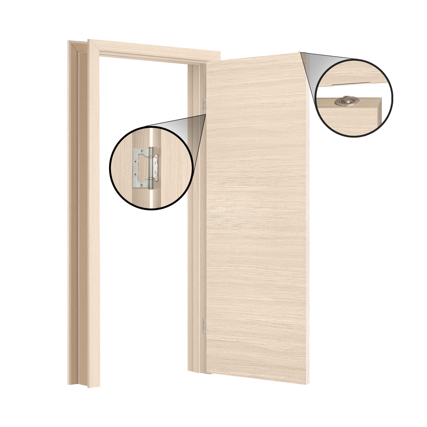 Porte battante intérieure London SWLO-05S | Ensemble complet configurable