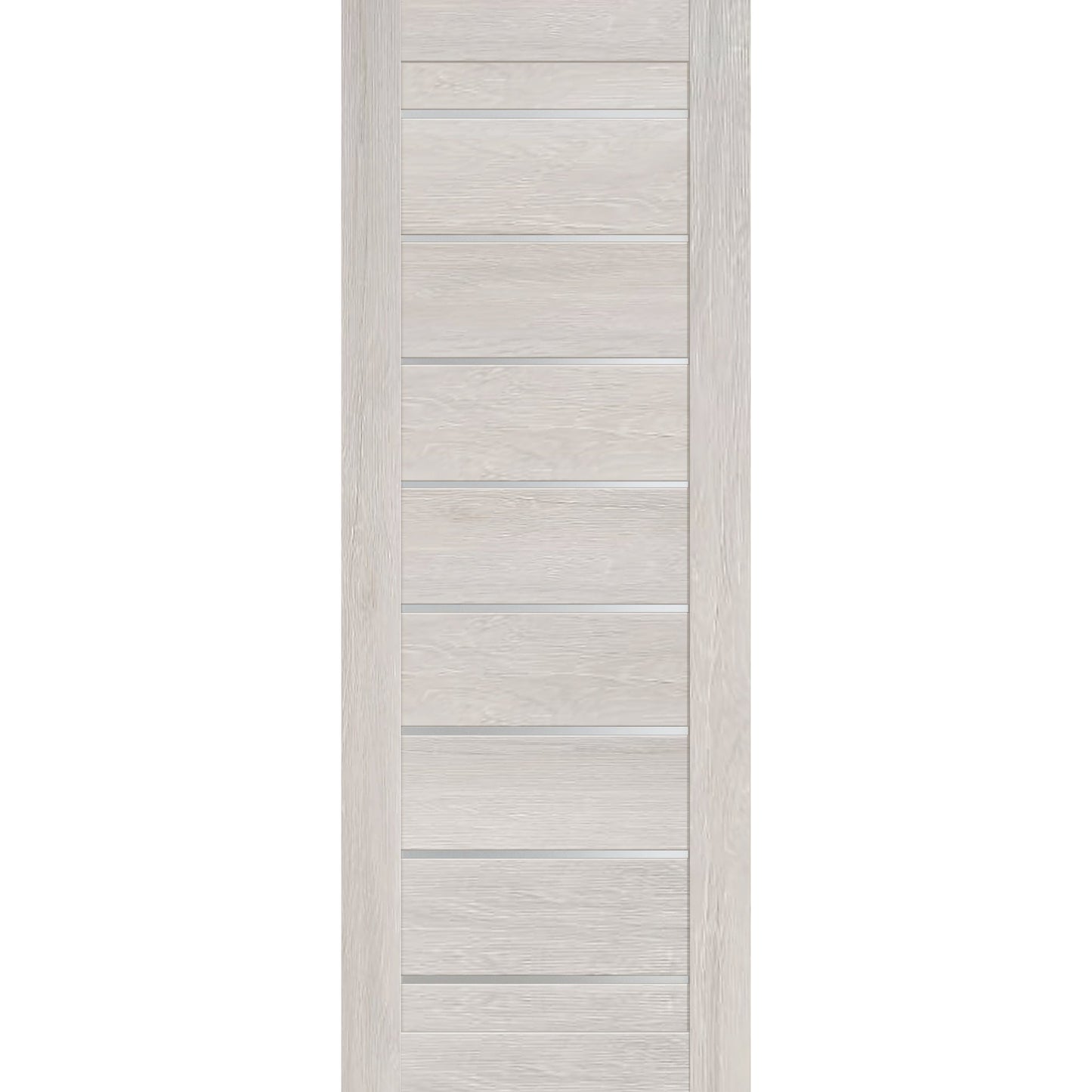 Panneau de porte intérieure Miami XGM-03 gris clair, vue de face isolée