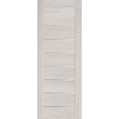 Interior Pocket Door Slab Miami Light Gray, isolated front view