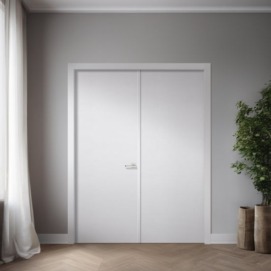 Porte battante double intérieure London SWLO-01D | Ensemble complet