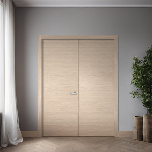 Porte battante double intérieure London SWLO-05D | Ensemble complet