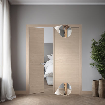 Porte battante double intérieure London SWLO-05D | Ensemble complet