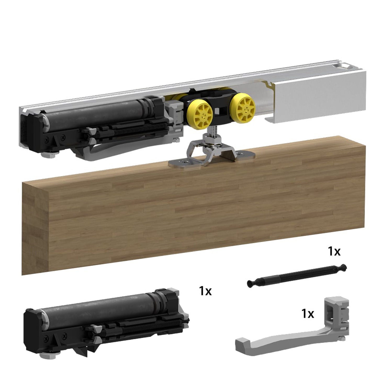 Soft closer for light doors for (170 series)