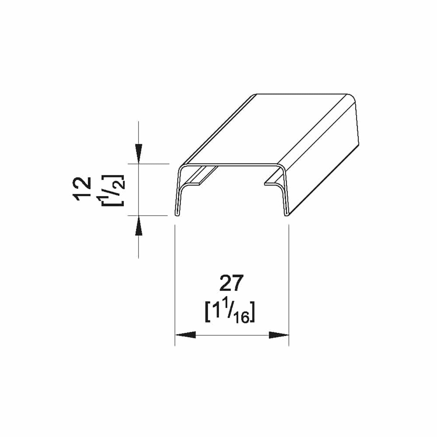 Bifold closet door hardware kit (Econom) for 1 door