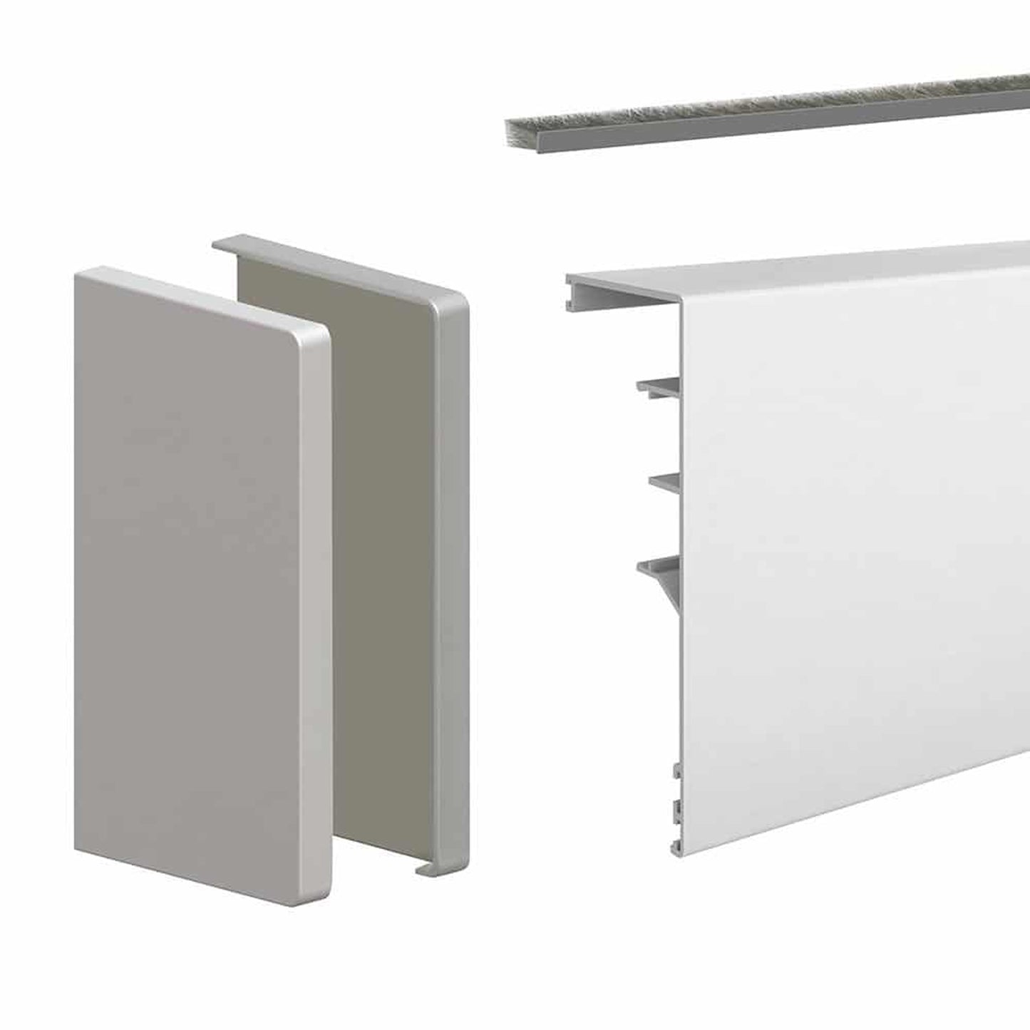 Aluminum valance for wall mounting (170 series)