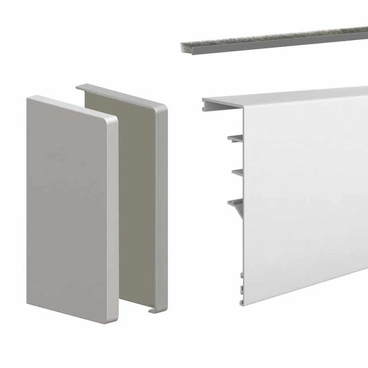 Aluminum valance for wall mounting (170 series)