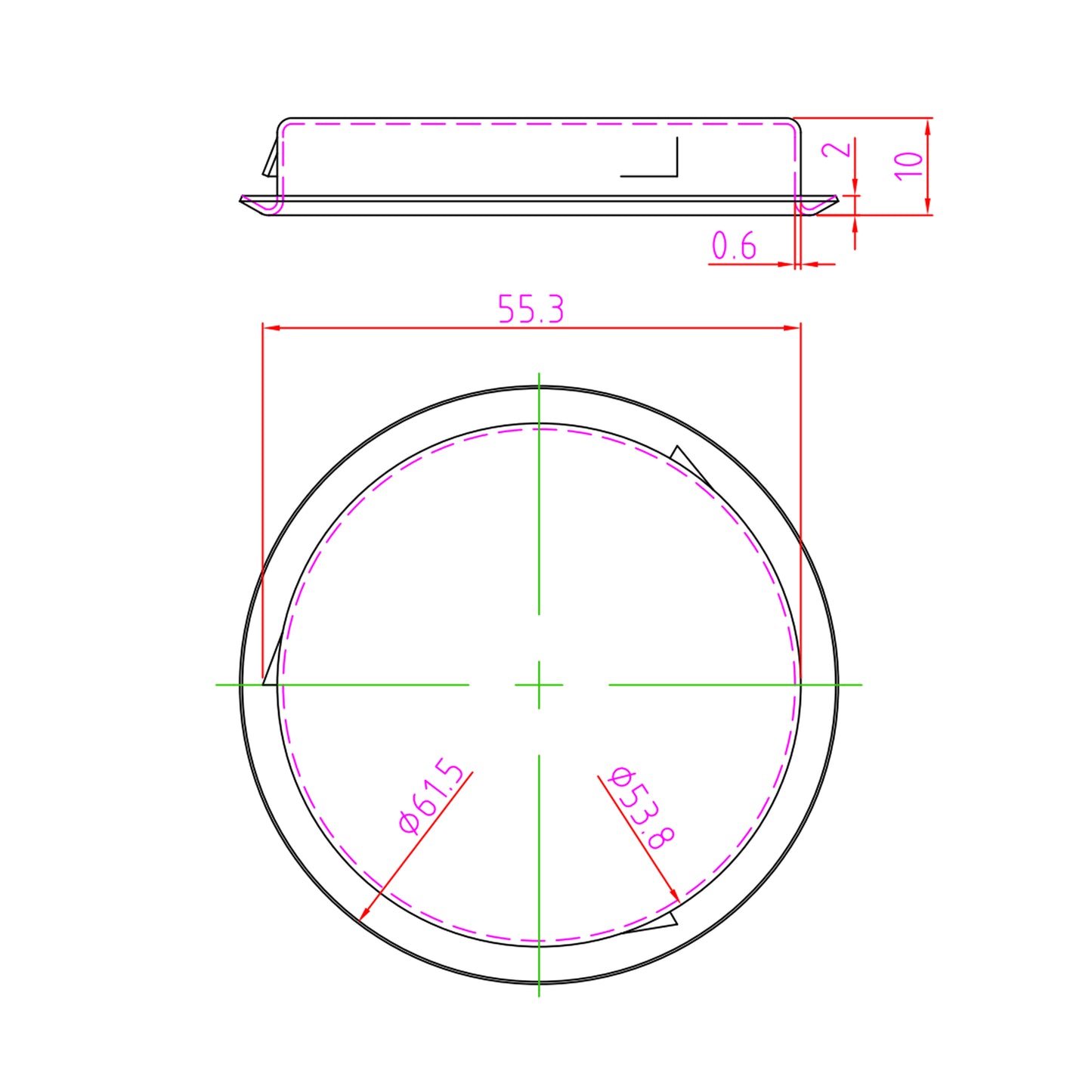 Flush handle