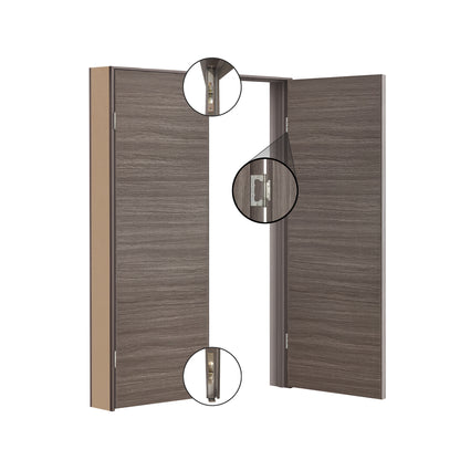 Porte battante double intérieure London SWLO-08D | Ensemble complet