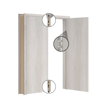 Porte battante double intérieure London SWLO-03D | Ensemble complet