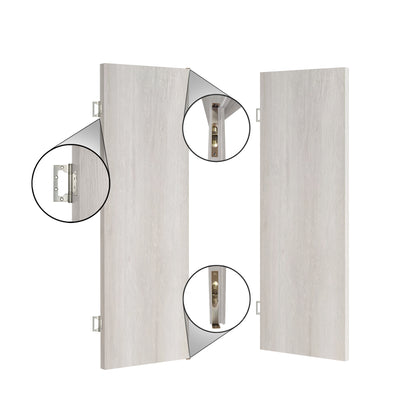 Porte battante double intérieure London SWLO-03D | Ensemble complet