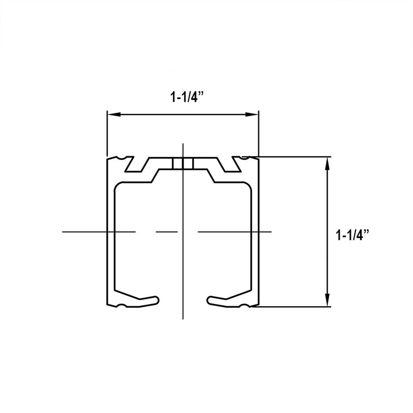 Aluminum track (170 series)