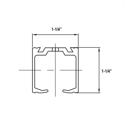 Aluminum track (170 series)
