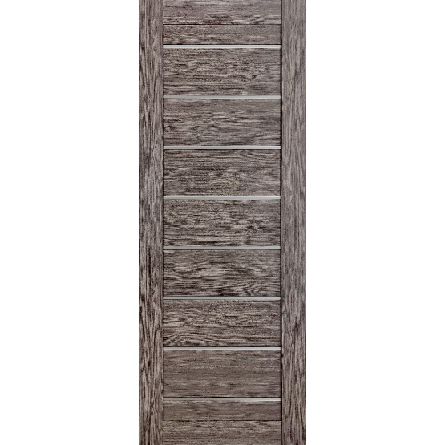 Miami Gray Brown SLMI-08-GM gray-brown interior door slab, isolated front view