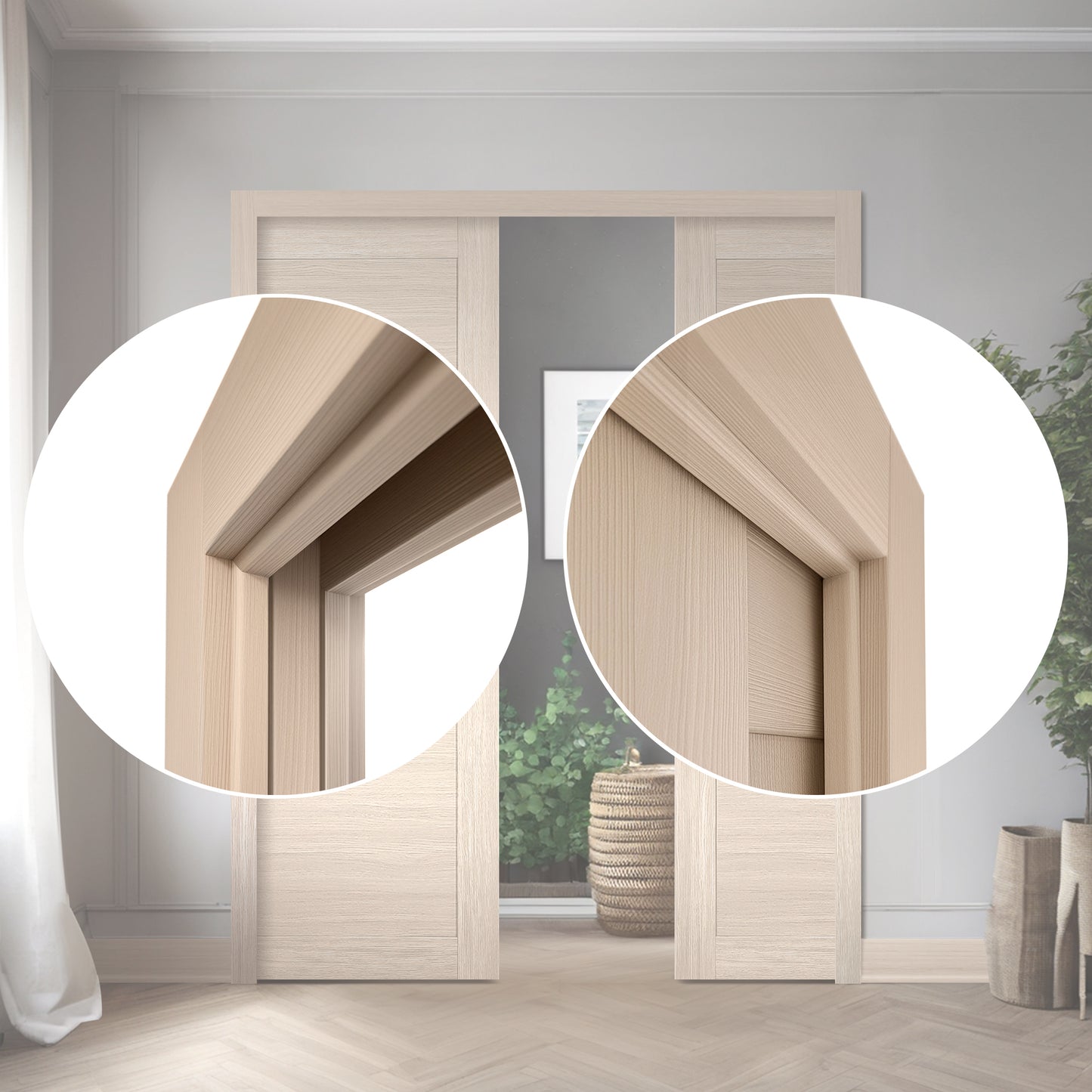 Cadre de porte escamotable XPF-05 Double