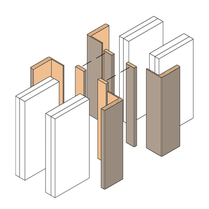 Pocket Door Frame XPF-08 Double