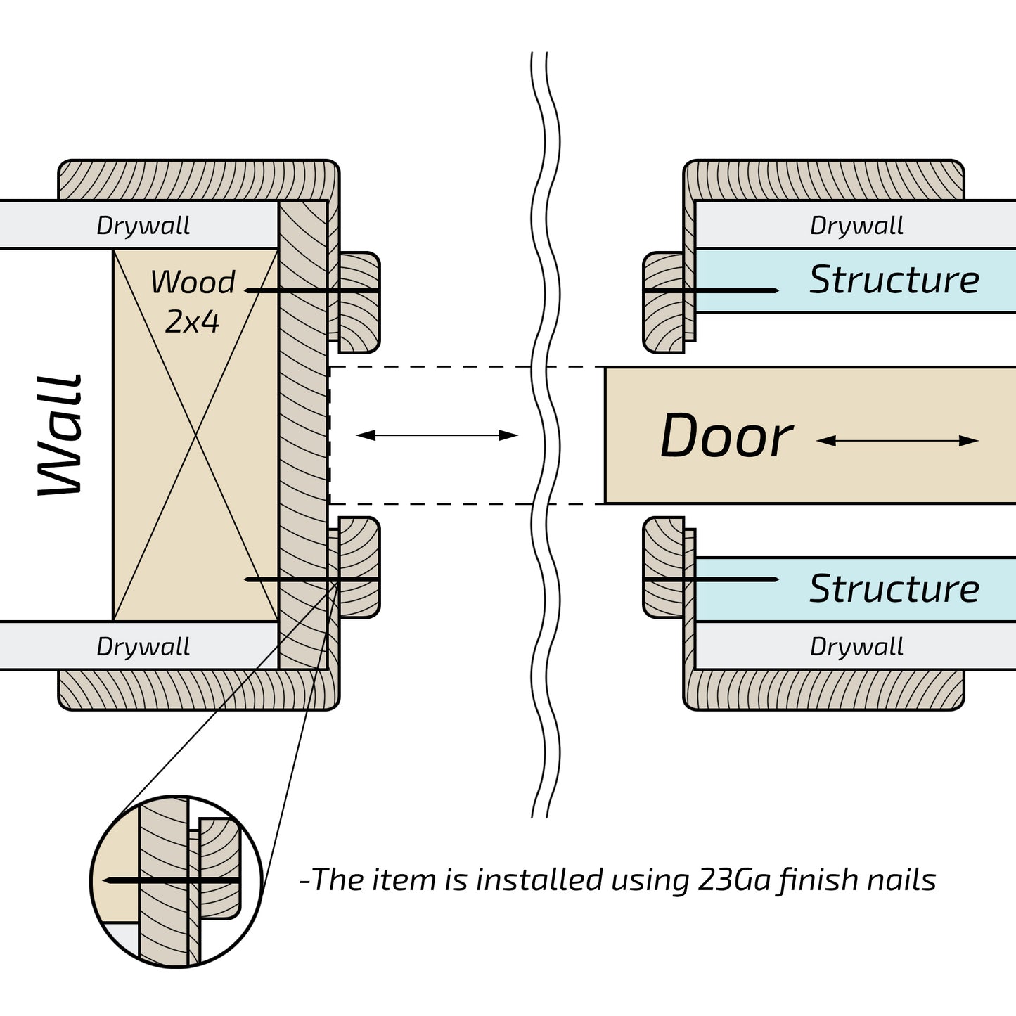 Pocket Door Frame XPF-01 Simple