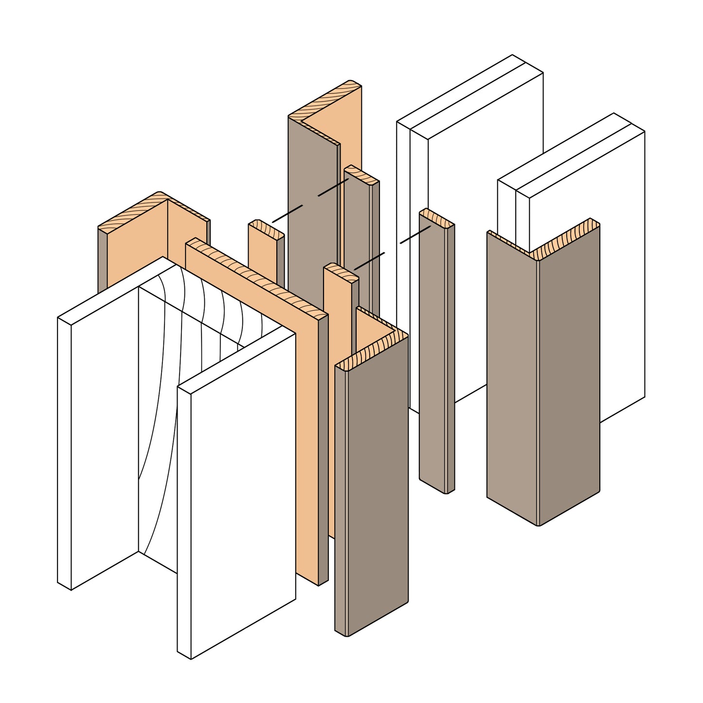 Pocket Door Frame XPF-01 Simple