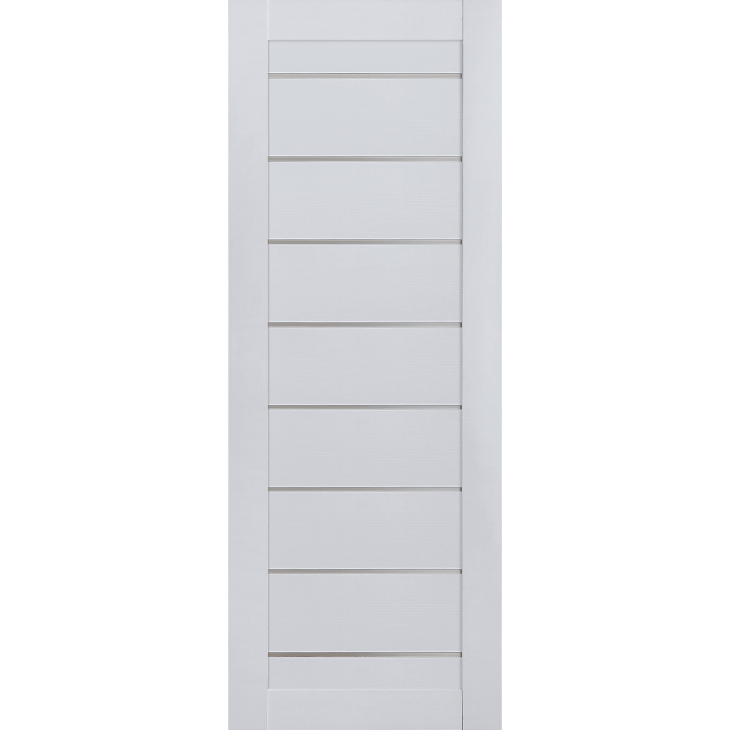 Interior Swing Door Slab Miami White, isolated front view