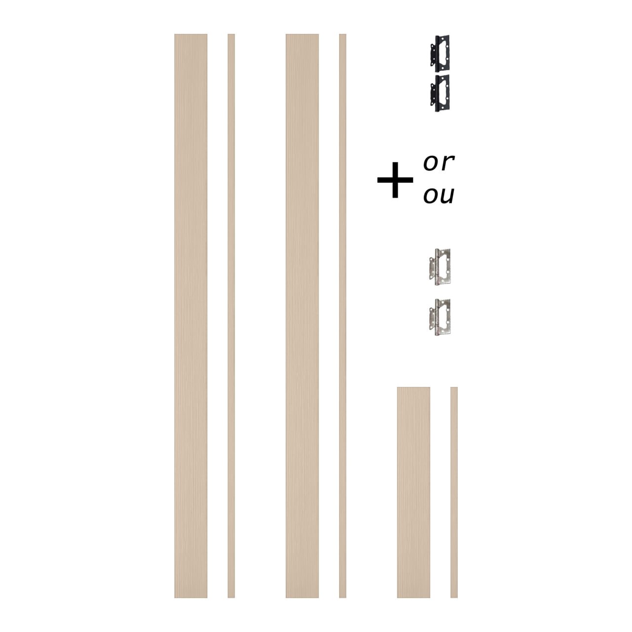 Cadre de porte standard XRM - 05 - Simple pour mur de 2" x 4"