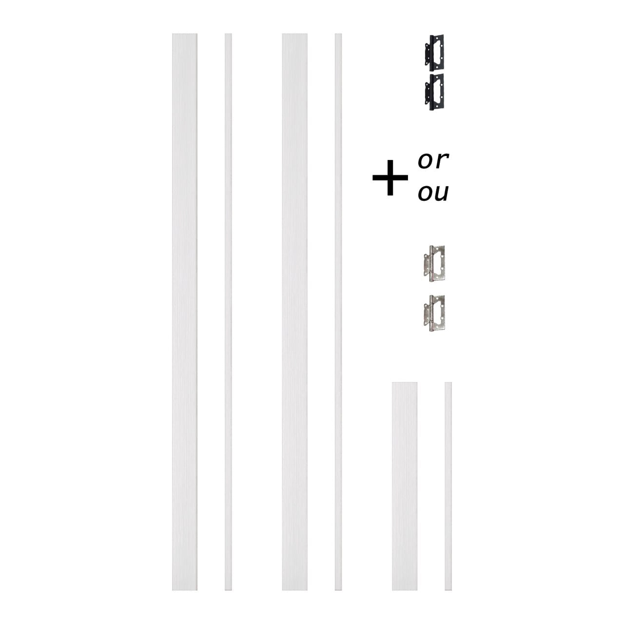 Cadre de porte standard XRS-01 - Simple pour mur de 2" x 3"