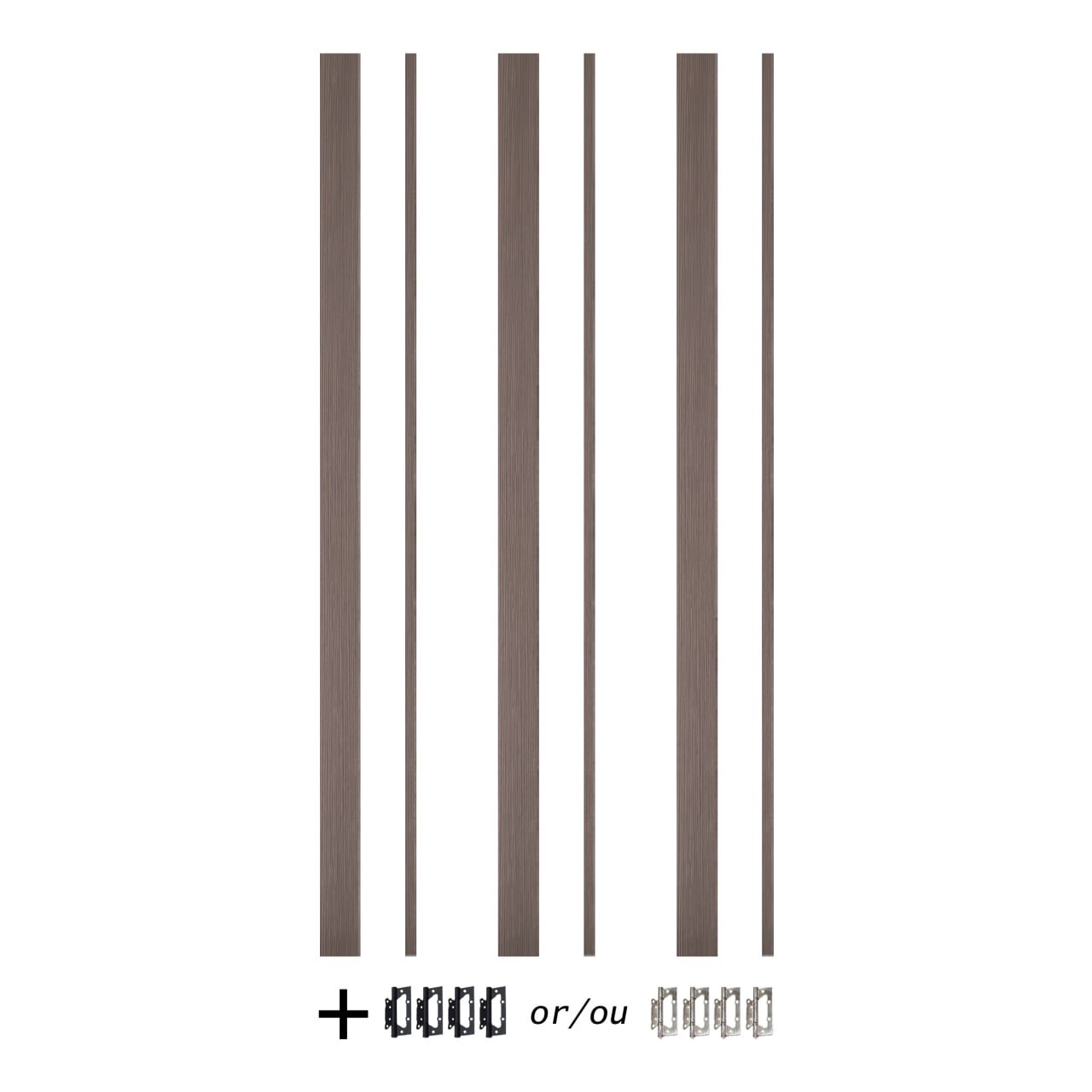 Cadre de porte standard XRS - 08 - Double pour mur de 2" x 3"