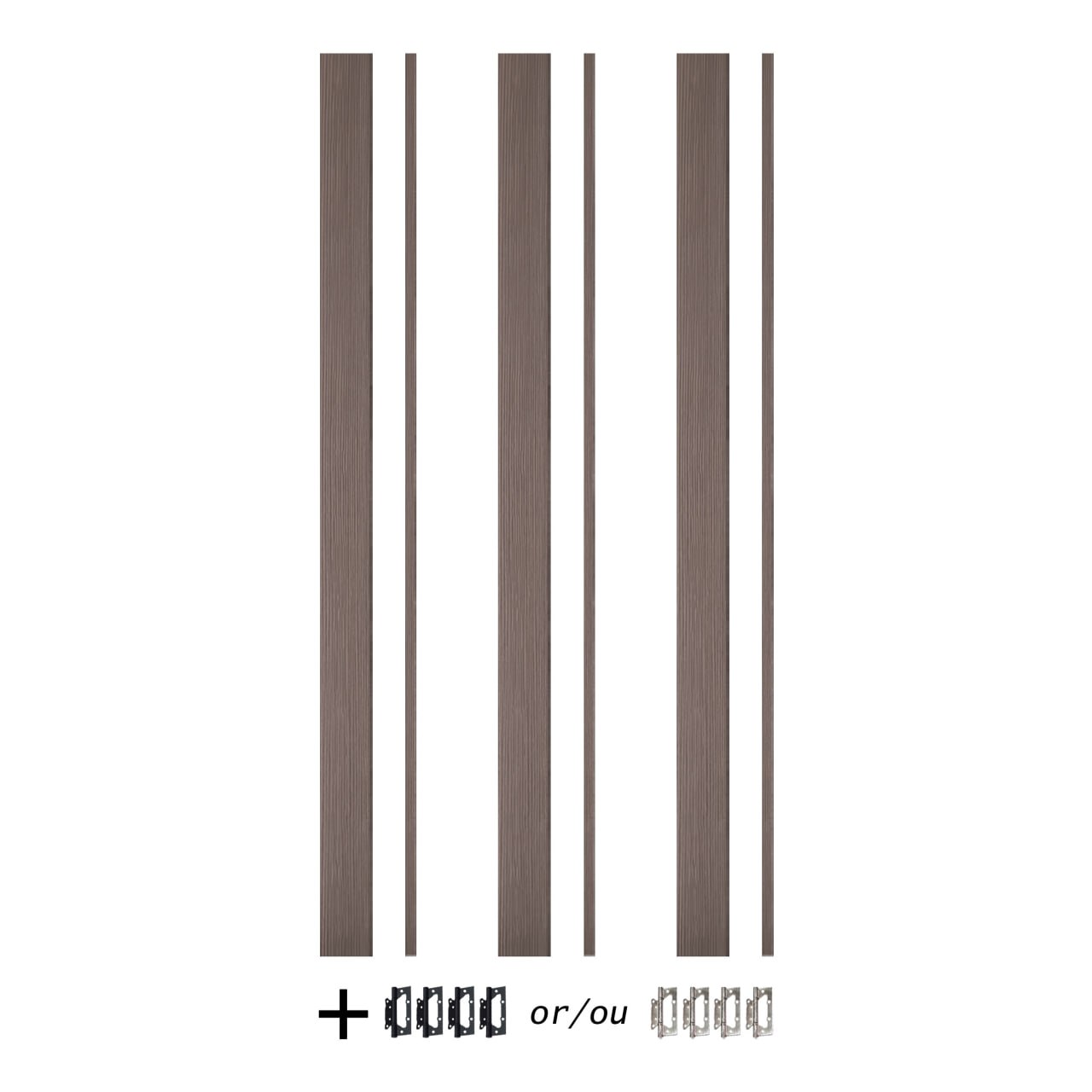 Cadre de porte standard XRM - 08 - Simple pour mur de 2" x 4"